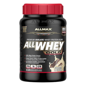 ALLMAX Nutrition Gold ALLWHEY, Cookies & Cream - 2 lb - 24 Grams