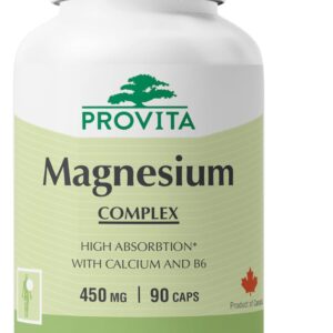 Magnesium Pro | Maximum Absorption with Calcium and B6, 450mg 90 CT