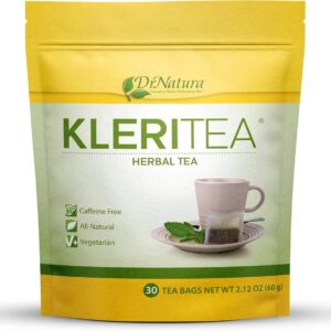 KleriTea® Herbal Tea, Caffeine-Free Herbal Tea for Gentle,