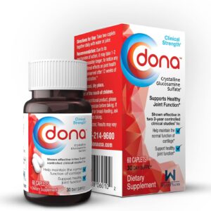 Dona Crystalline Glucosamine Sulfate, 750 Mg 60 Count