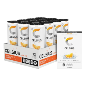 CELSIUS® Zero Sugar Energy Drink & Powder Stick Bundle, Orange