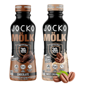 Jocko Fuel Mölk RTD Protein Shakes Bundle - Chocolate & Sweet Cream Coffee (24 Pack)